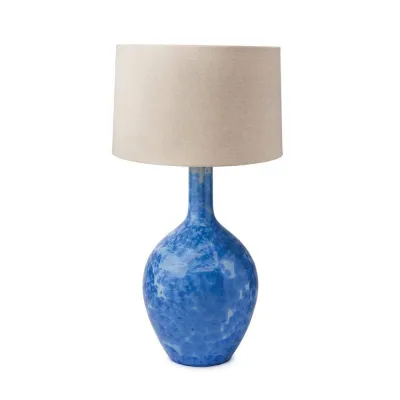 Crystalline Warren Lamp Large Cobalt