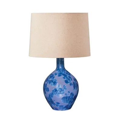 Crystalline Warren Lamp Small Cobalt