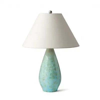 Crystalline Bristol Pottery Lamp Jade