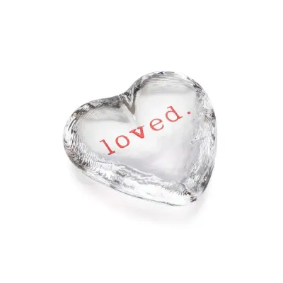 Engraved "Loved." Highgate Heart Ppt.