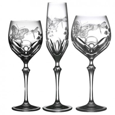 Springtime Crystal Stemware