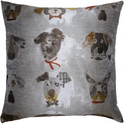 Doggy Natural 26 x 26 in Square Pillow