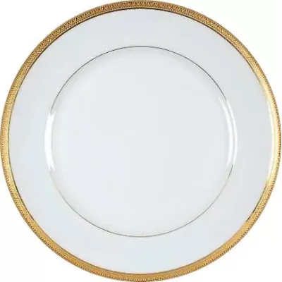Symphonie Salad Plate White/Gold 19.2 Cm