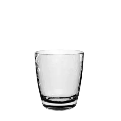 Hammered Double Old Fashioned, Clear, 14.1 oz.