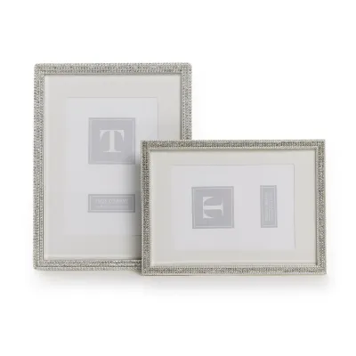 Set of 2 Crystal Photo Frame