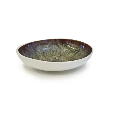 Kyoto 14 1/2" Crimson Glaze Bowl (Food Safe) Ceramic