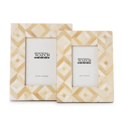 Diamond Photo Frame Set of 2