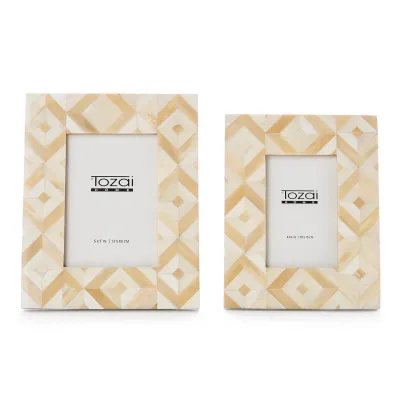 Diamond Photo Frame Set of 2
