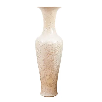 Long Necked Vase with Mother of Pearl Effect Mother of Pearl/Porcelain