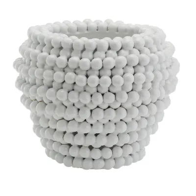 Pompom Decorative Vase/Planter Ceramic