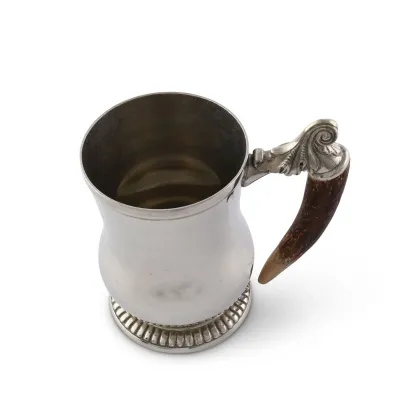 Curved Mug Faux Antler Handle