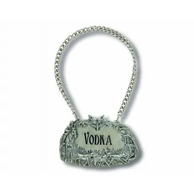 Morning Hunt Pewter Hunt Vodka Decanter Tag