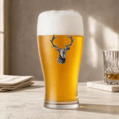 Elk Head Beer Glass