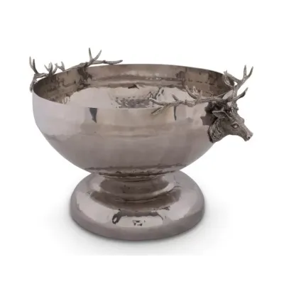 Lodge Style Elk Head Stainless Ice Tub