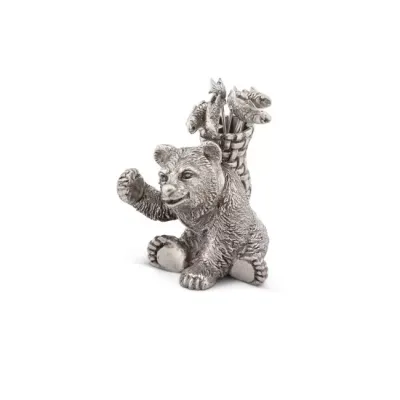 Woodland Creatures Camping Bear Cheese Picks