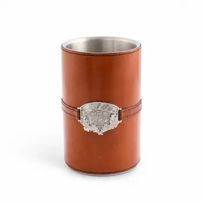 Leather Elk Wine Bottle Chiller