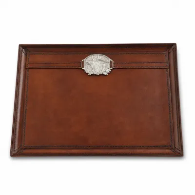 Leather Elk Catchall Tray