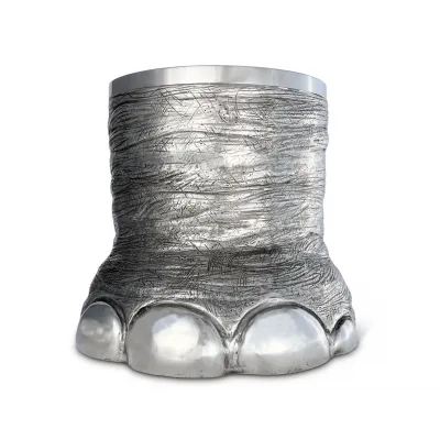 Safari Pewter Elephant Foot Ice Bucket