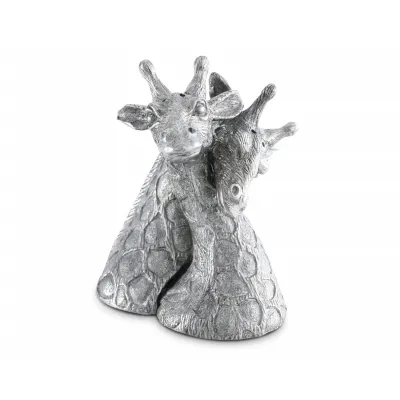 Safari Pewter Giraffes Salt And Pepper Set