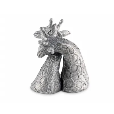 Safari Pewter Giraffes Salt And Pepper Set