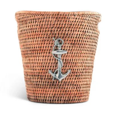 Wicker Rattan Anchor Champagne Bucket