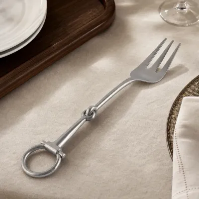 Bit Matt Silver Stainless Steel Serving Fork
