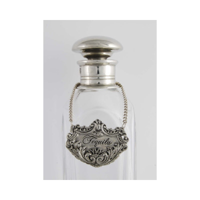 Medici Pewter Whiskey Decanter Tag
