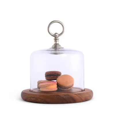 Classic Wood Dome Cheese / Dessert Stand