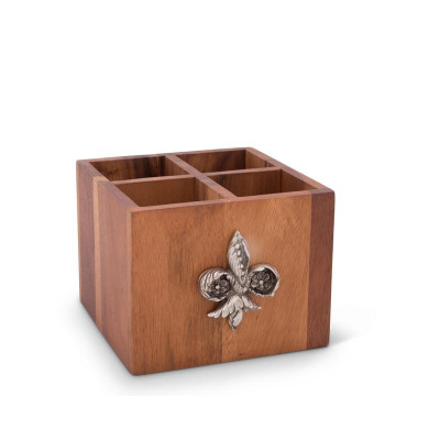 Provencal Fleur De Lis Flatware Caddy