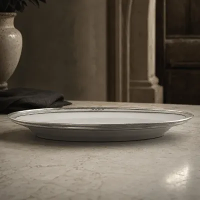 Oval Serving Platter Porcelain Large