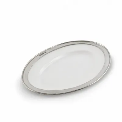 Oval Serving Platter Porcelain Small