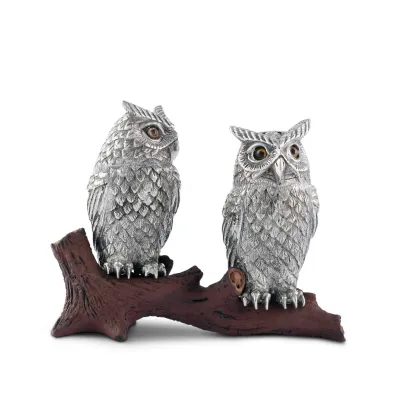 Owl On Log Salt And Pepper Shaker