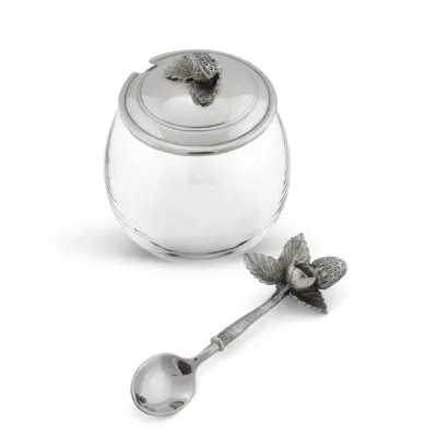Farmer's Market Strawberry Jam Jar With Spoon