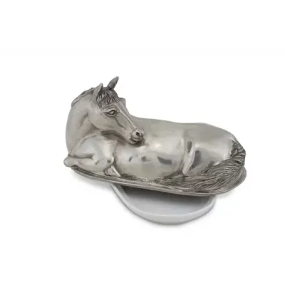 Equestrian Horse Butter Dish