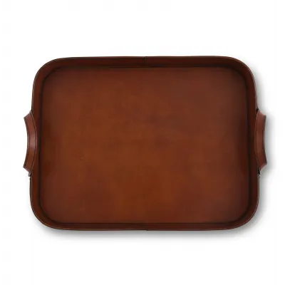 Leather Bit Serving Tray