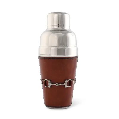 Leather Bit Cocktail Shaker