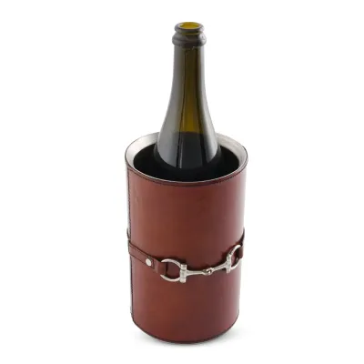 Leather Bit Wine Bottle Chiller