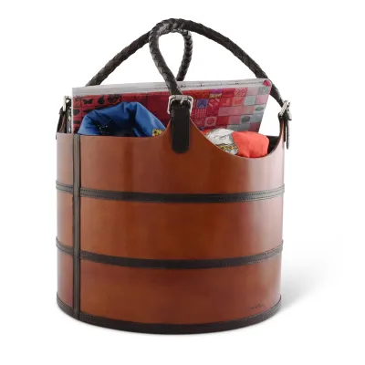 Leather Bit Magazine Bag