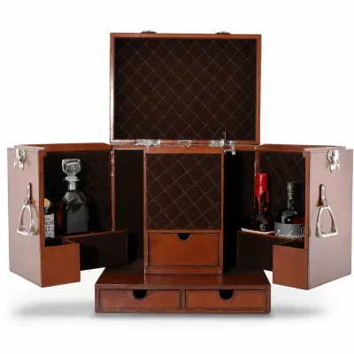 Leather Stirrup Handle Bar Case