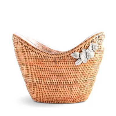 Wicker Rattan Orchids Champagne Tub