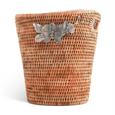 Wicker Rattan Orchids Champagne Bucket