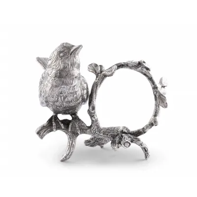 Song Bird Pewter Napkin Ring