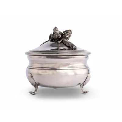 Majestic Forest Pewter Acorn Sauce Bowl