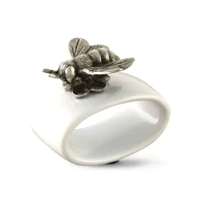 Arche Of Bees Stoneware Napkin Ring