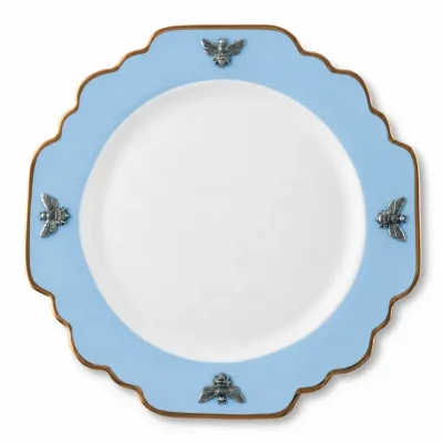 Arche of Bees Bone China Dinner Plate with Gold Rim