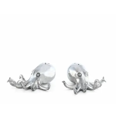 Sea And Shore Pewter Octopus Salt And Pepper Set