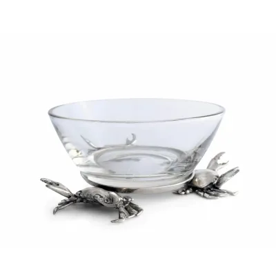 Sea And Shore Crab Glass Dip Bowl Small