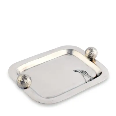 Golf Ball Handles Catchall Pewter