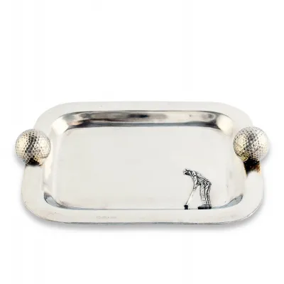 Golf Ball Handles Catchall Pewter