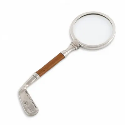 Golf Club Pewter Magnifier